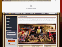 Tablet Screenshot of cirkushumberto.com